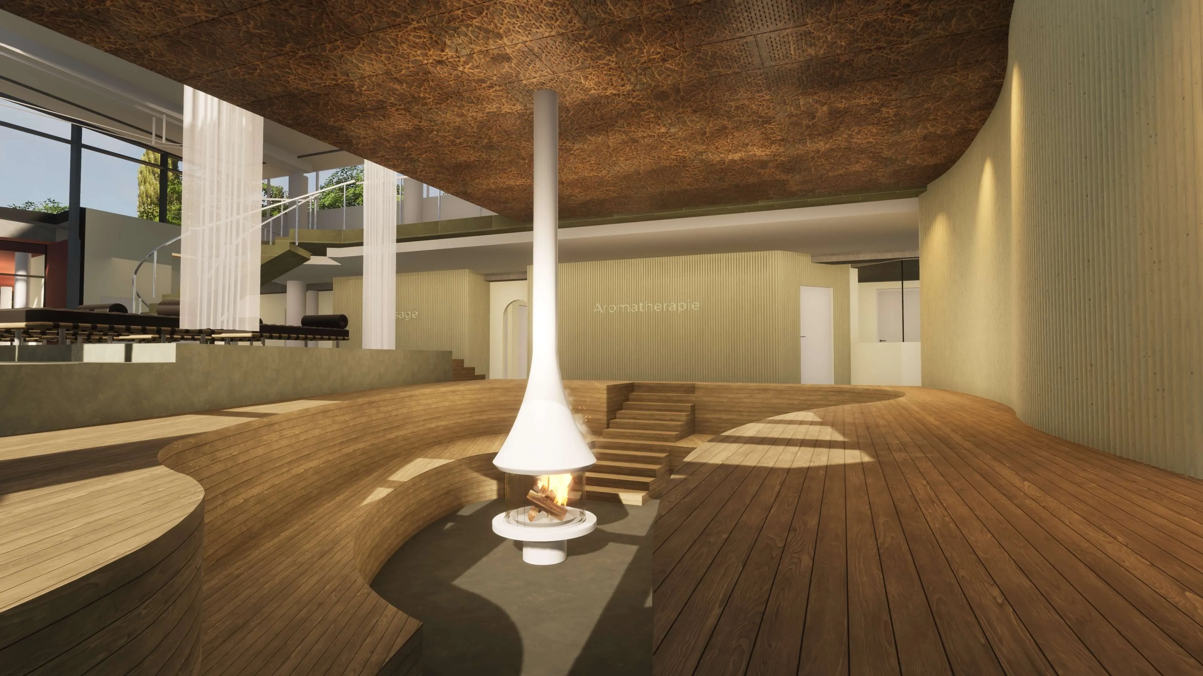 Meersburg Therme lounge with lake view